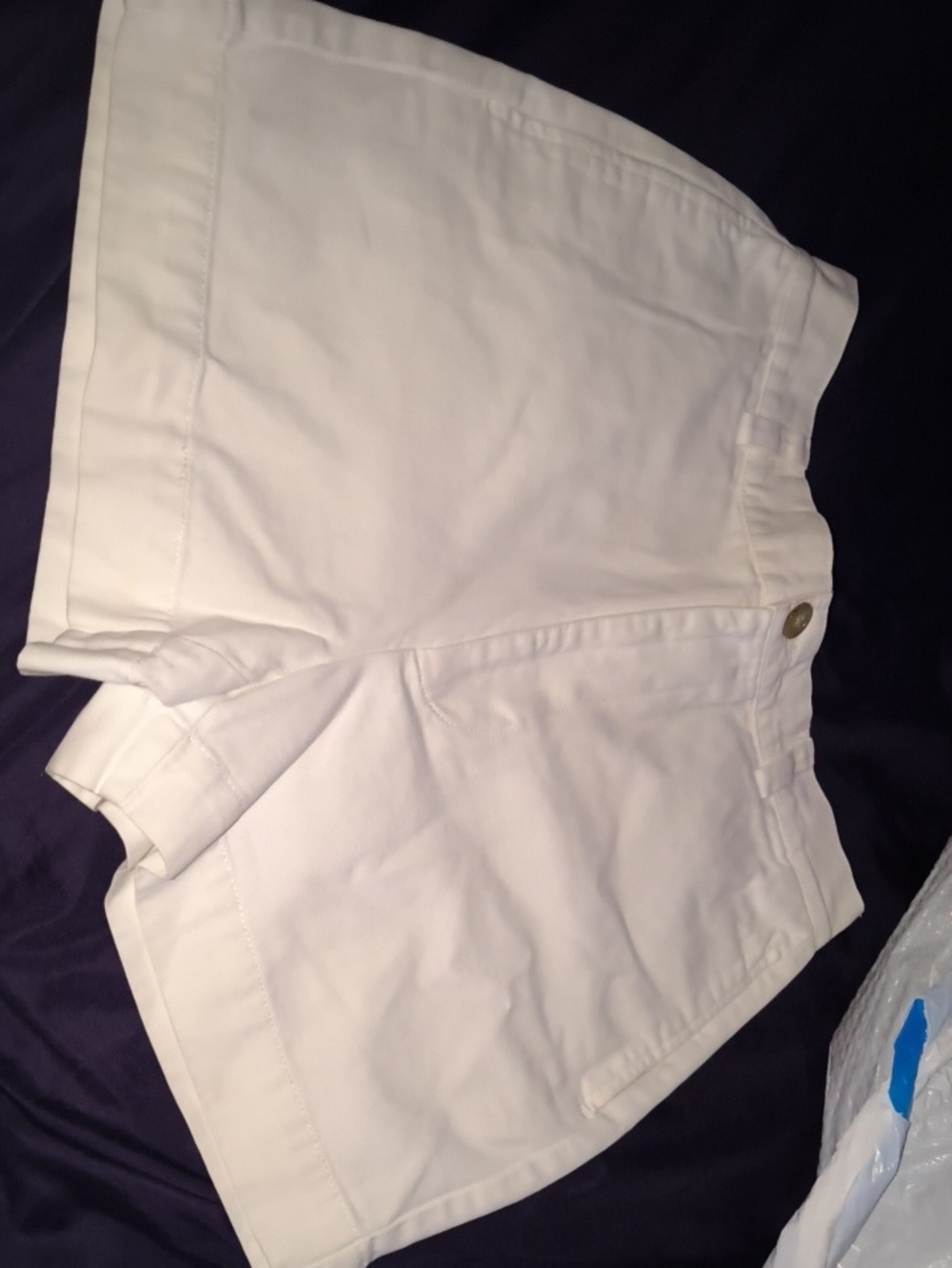 Banana Republic White Cotton Shorts – Size 6